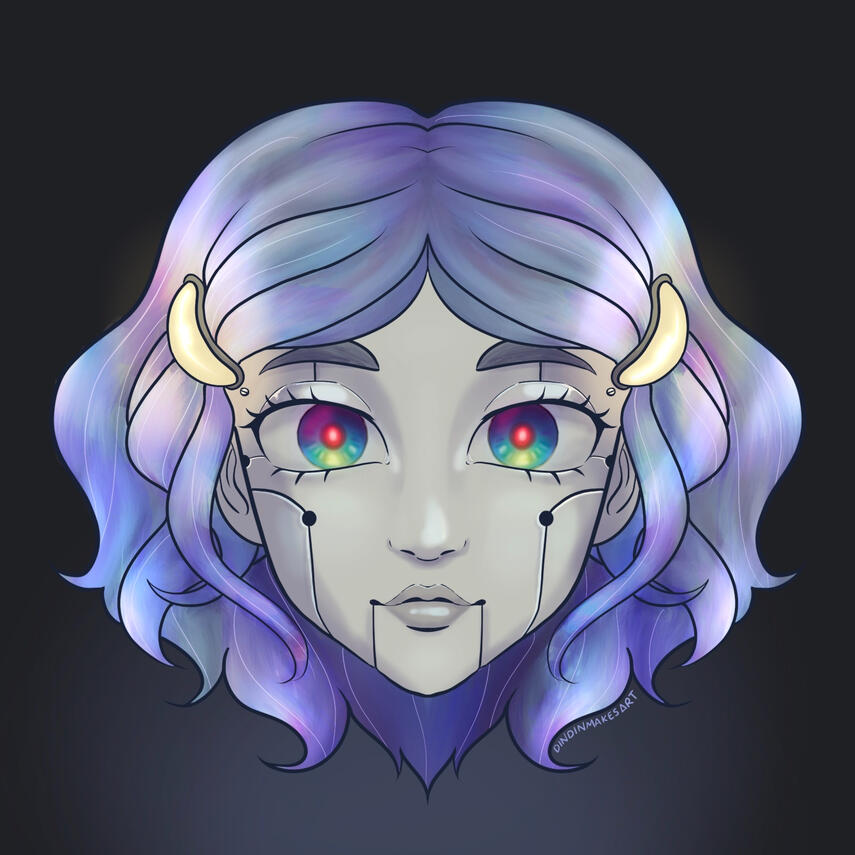 ✦ 15 $ | ₱600 ✦ Head Icon, Rendered, Humanoid (Warforged D&D character)