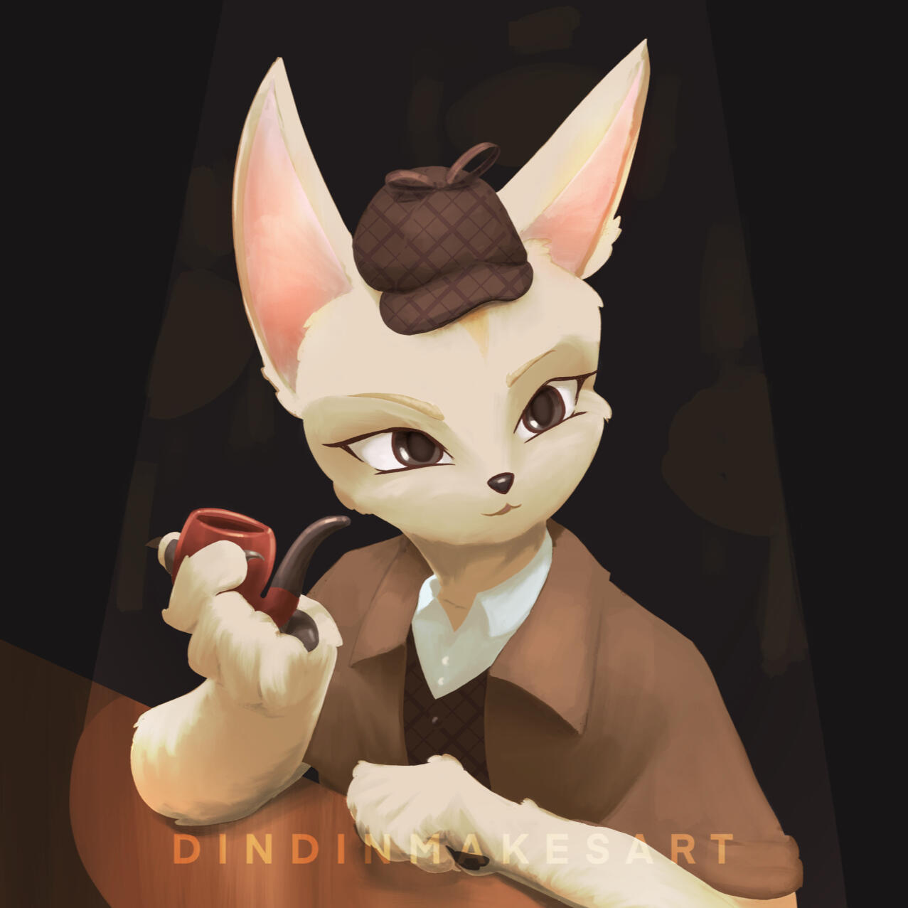 Fenneko from Netflix Aggretsuko (Fanart)